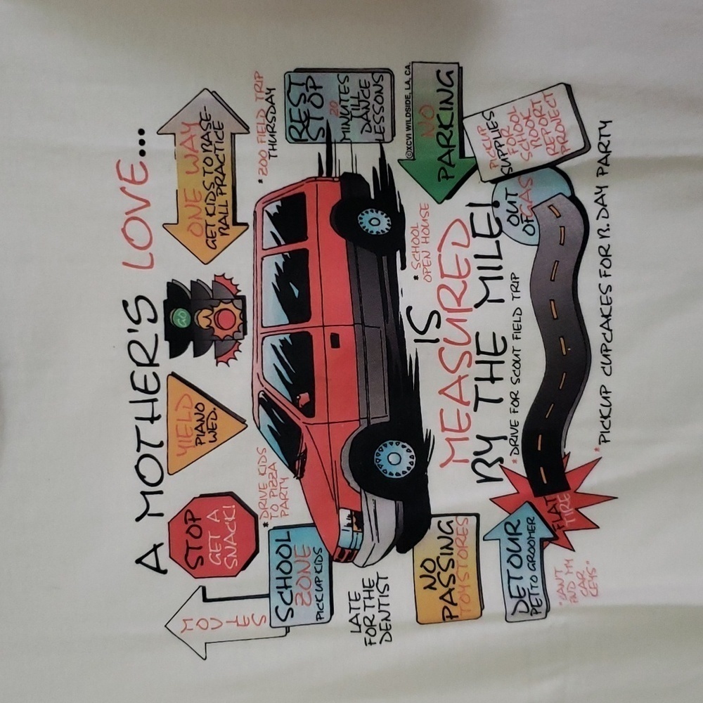 Vintage 90s best fruit of the loom a mother's love single stitch tee shirt. Med